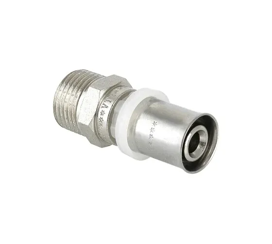 Пресс-соединитель с нар. резьбой D 26х 3/4 VTm.201